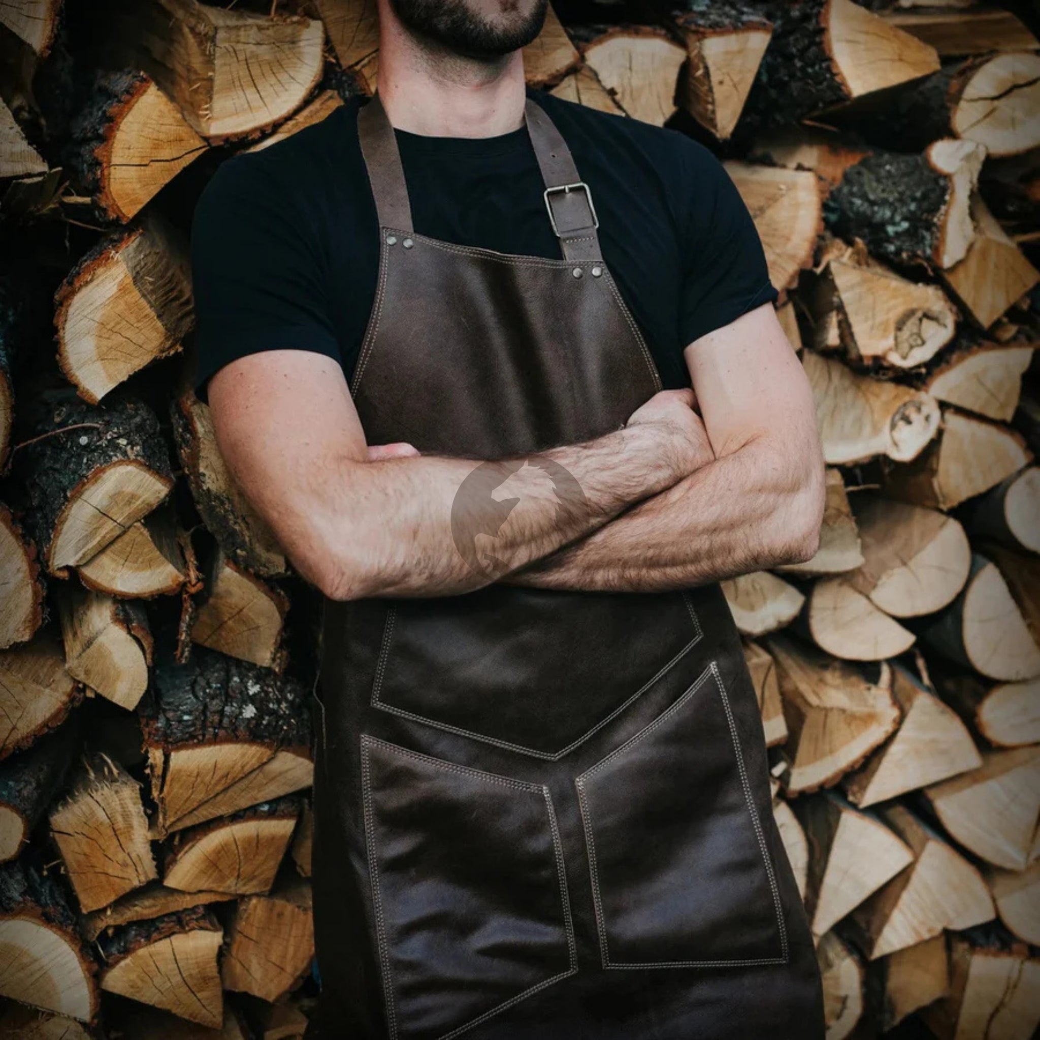 leather bartender apron, leather aprons