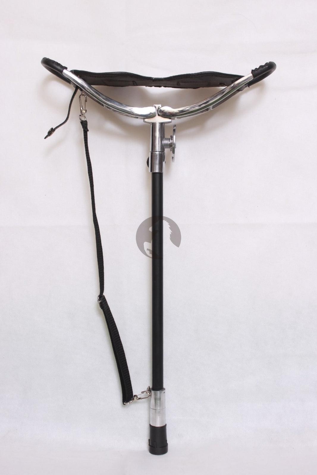 leather shooting stool, shooting camping stool, black shooting stool