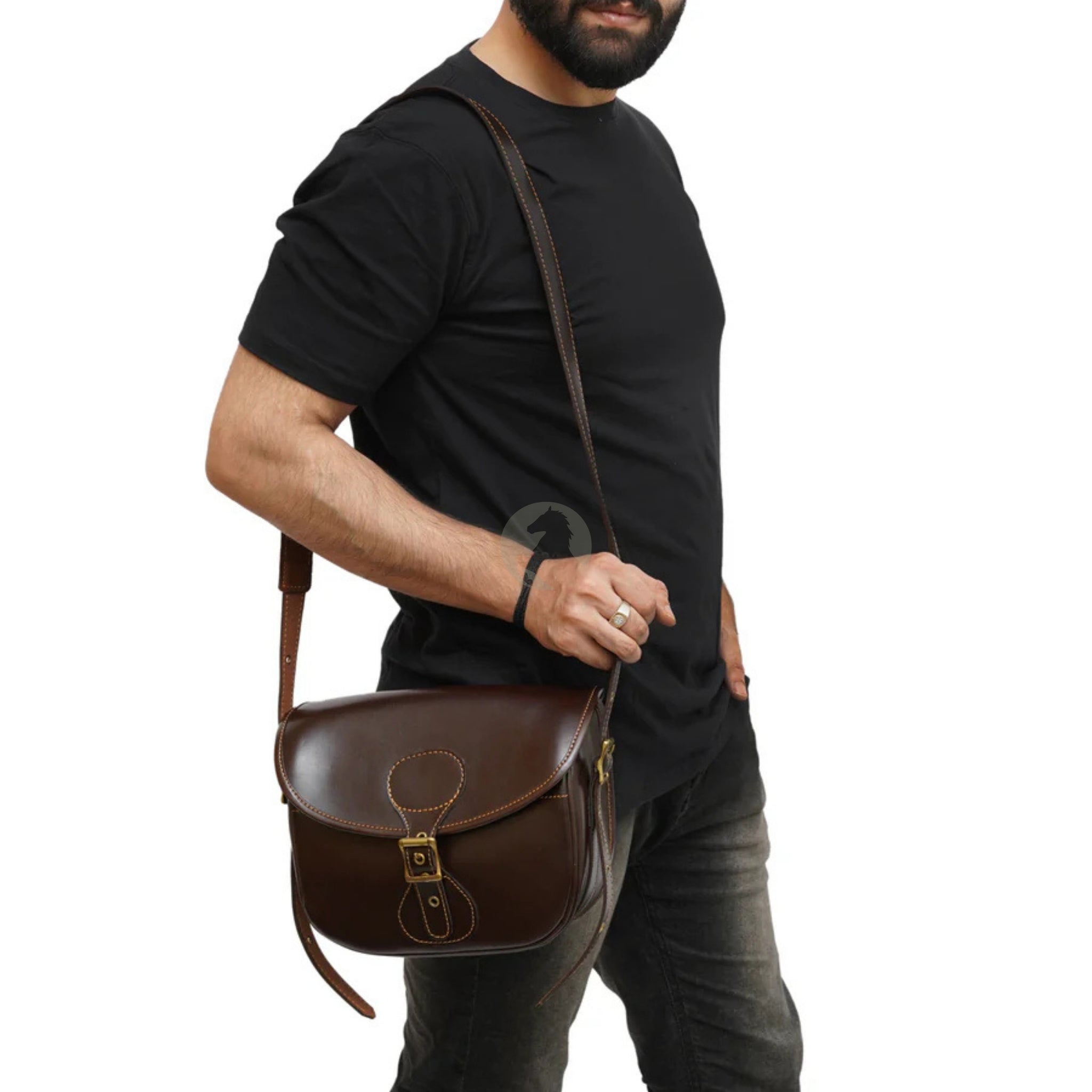 leather bag, leather cartridge bag, cartridge bag, shell holder, shooting shell holder, leather shell bag, leather pouch