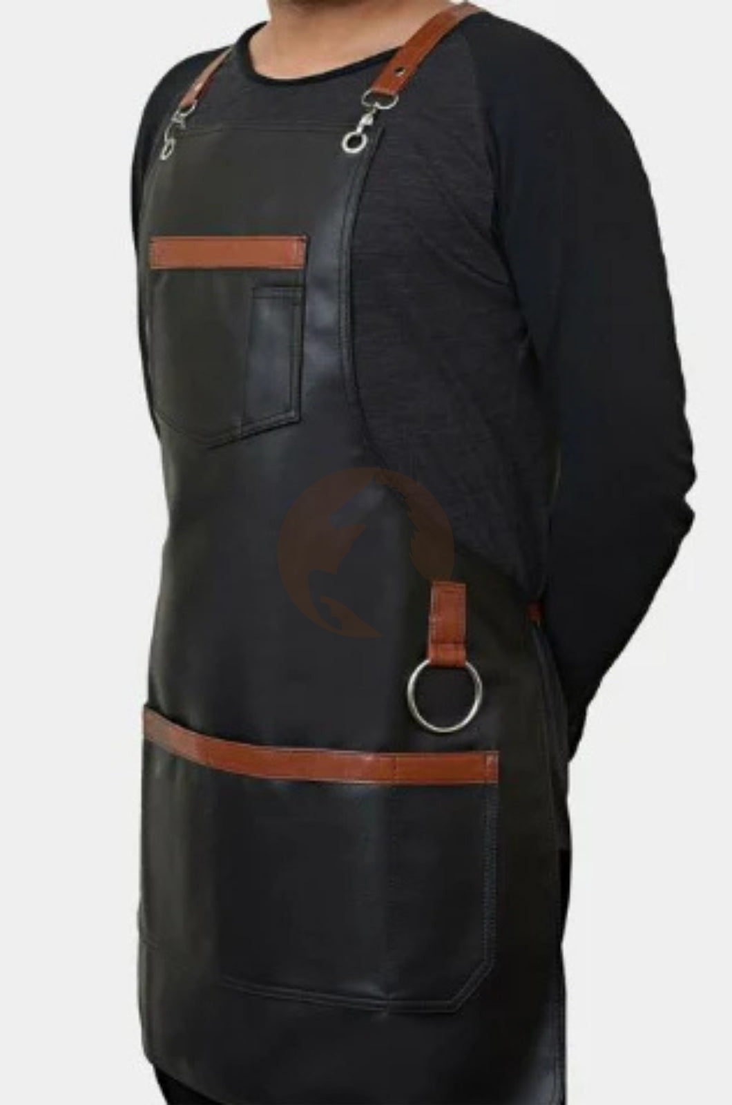 leather barber apron, leather apron for barber, leather aprons