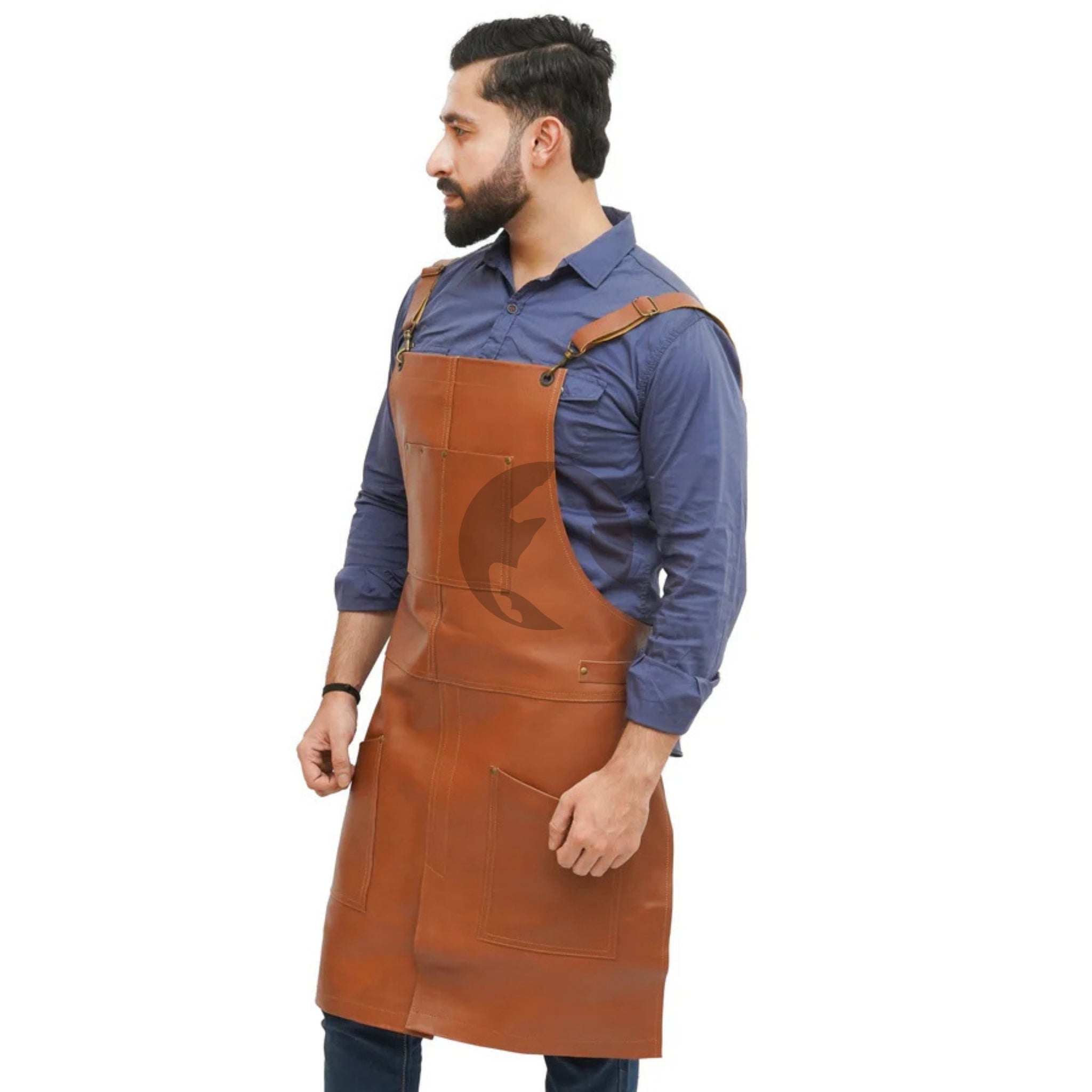woodworkers leather apron, leather aprons