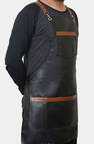 leather barber apron, leather apron for barber, leather aprons