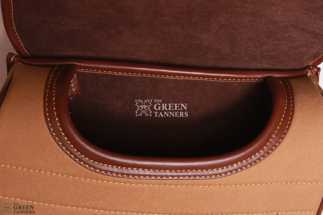 shooting bag, leather bag, leather ammo bag, cartridge bag, genuine leather bag, shotgun shell holder, leather shooting bag