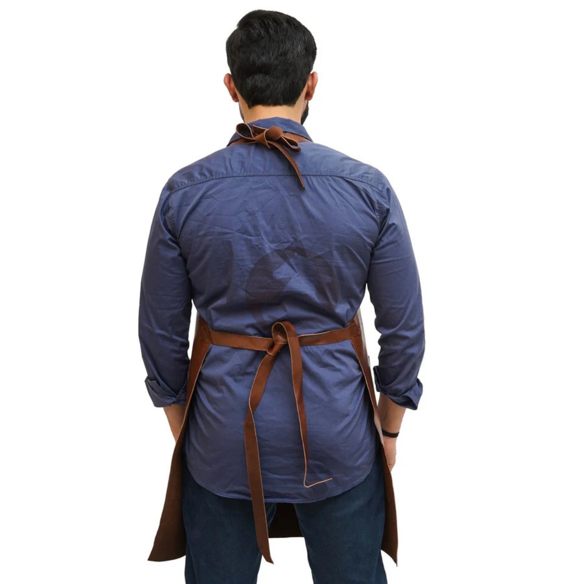 leather butcher apron, leather aprons