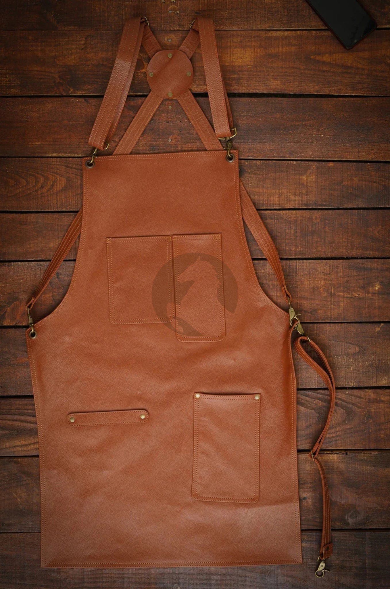 mens leather woodworking apron​, leather aprons
