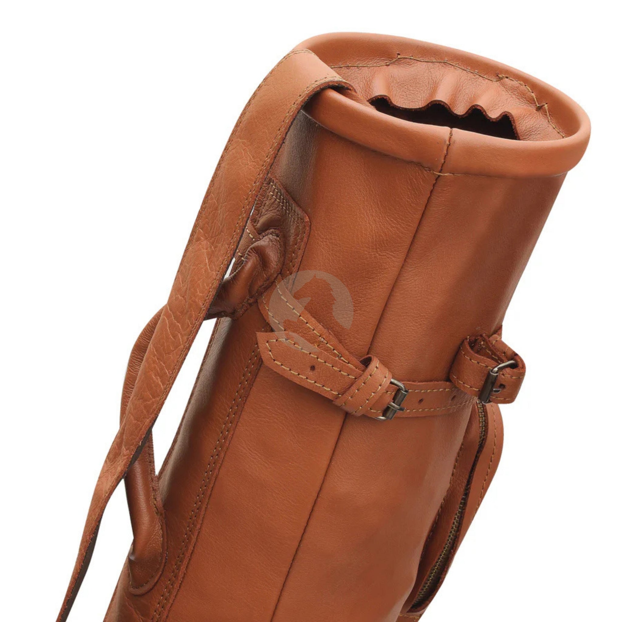 leather pencil golf bags, leather golf bags