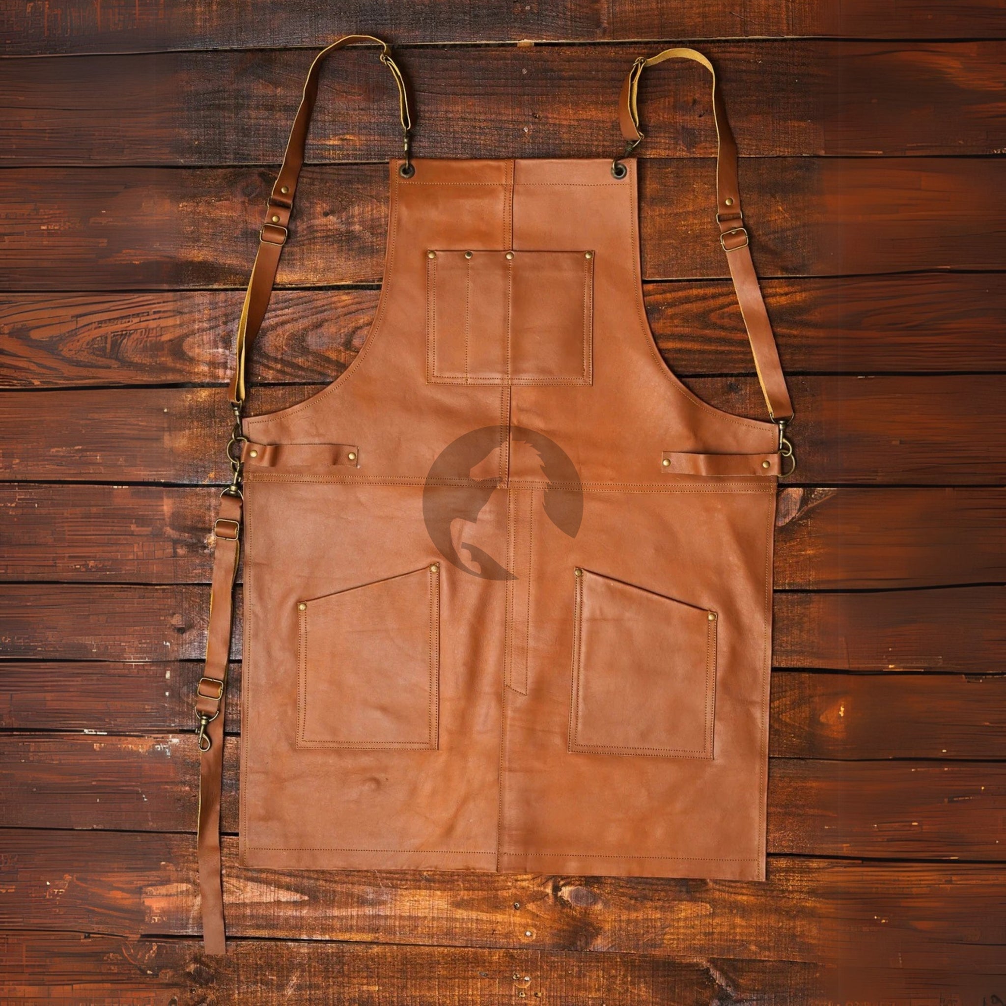 woodworkers leather apron, leather aprons