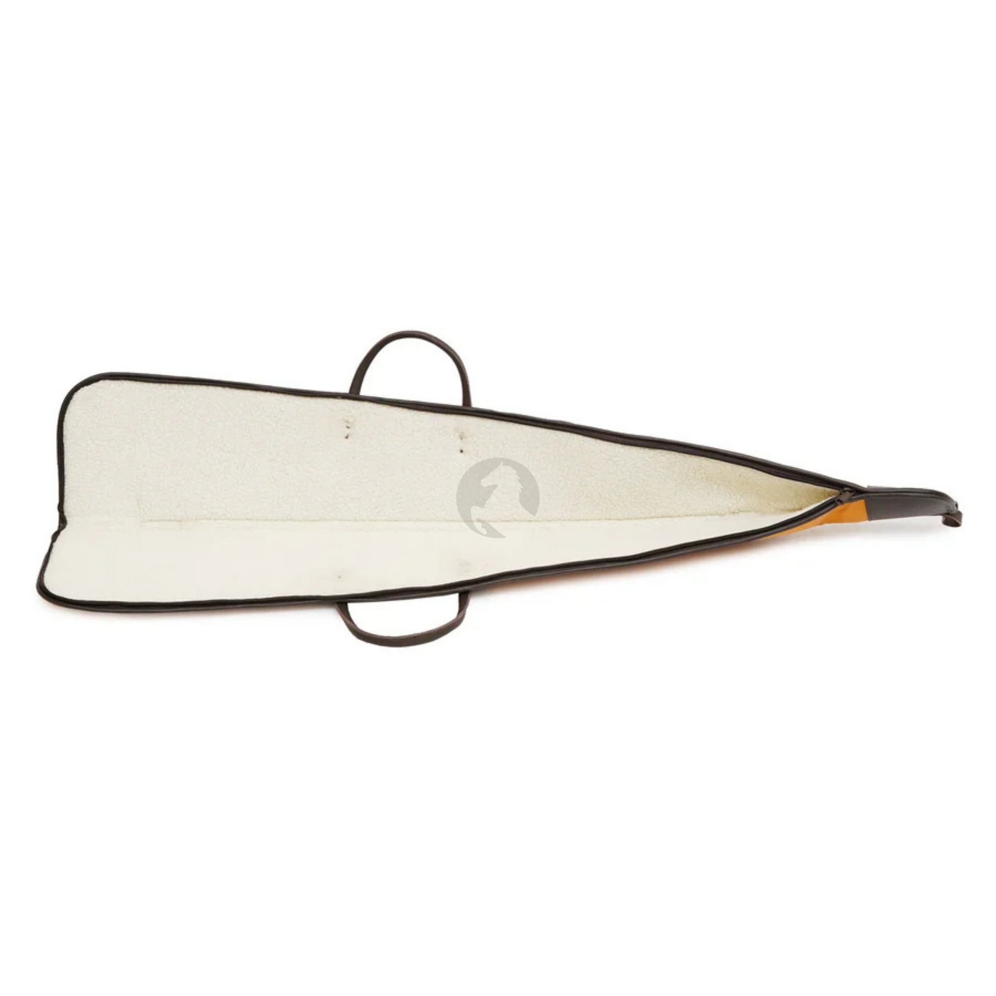canvas leather gun cover, gun slip cover, leather shotgun slip case,  canvas shotgun case