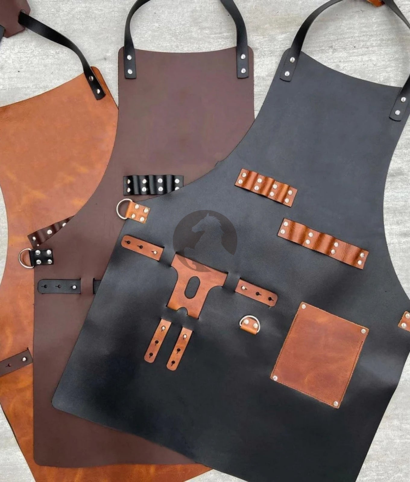 bartender leather apron, leather aprons