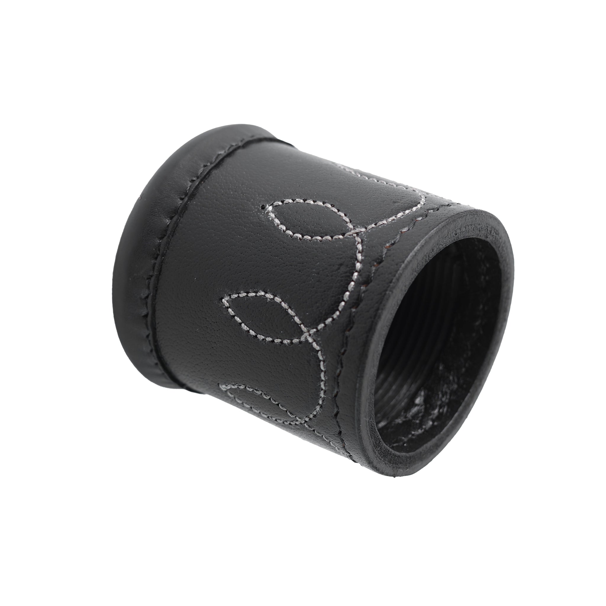 leather yahtzee dice cup, leather dice cups