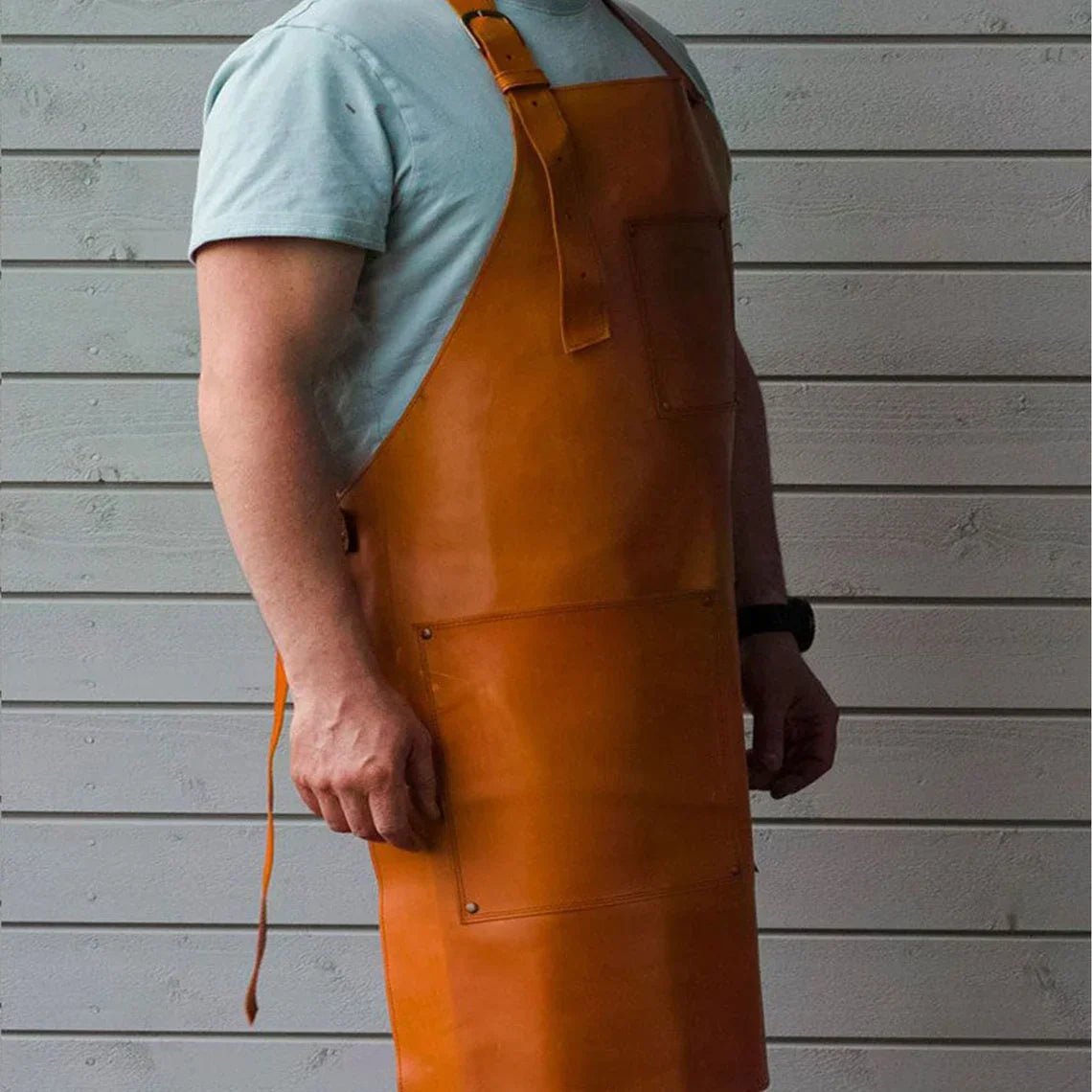 leather apron for welding, leather welding apron, leather aprons